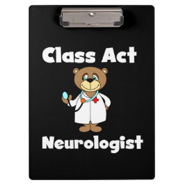 Teddy Bear Class Act Neurologist Klembord