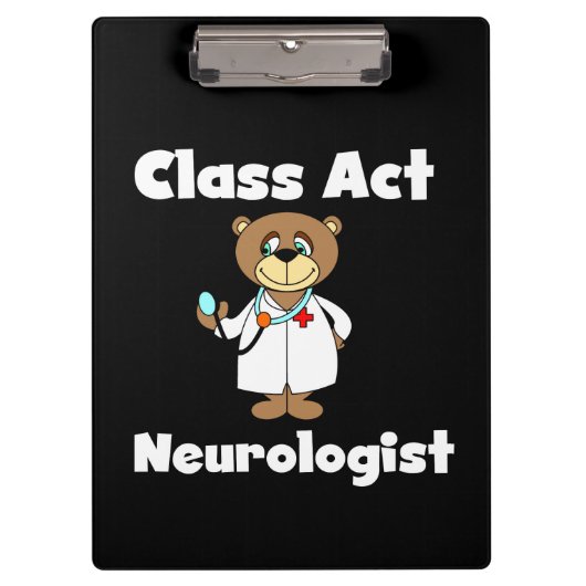 Teddy Bear Class Act Neurologist Klembord (Voorkant)