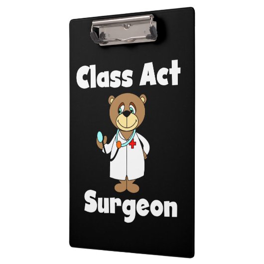 Teddy Bear Class Act Surgeon Klembord (Links)