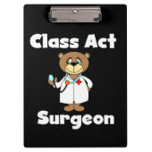 Teddy Bear Class Act Surgeon Klembord (Voorkant)