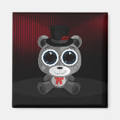 Teddy Bear - Classy Grey Magneet (Voorkant)