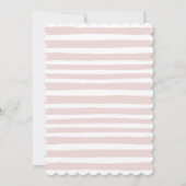 Teddy Bear Cloud wacht nauwelijks op Baby shower Kaart (Achterkant)