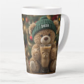 Teddy Bear Coffee 2025 Kerstmis Latte Mok (Rechterhoek)