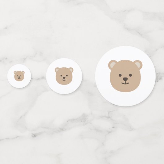 Teddy Bear Confetti (Achterkanten)