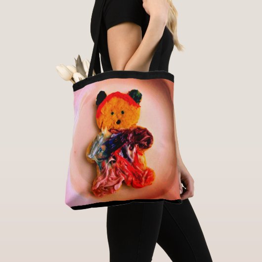 Teddy Bear Cookie Tote Bag (Dichtbij)