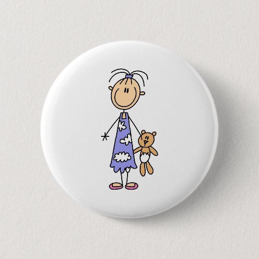 Teddy Bear Cuddle Buddy Button (Voorkant)