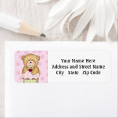 Teddy Bear Cupcake Party  Etiket (Insitu)