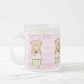 Teddy Bear Cupcake Party Matglas Koffiemok (Links)