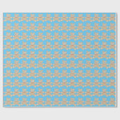 Teddy Bear Cute Pattern Cadeaupapier (Vlak)