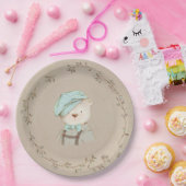 Teddy Bear Cute Schattig Papieren Bordje (Feest)
