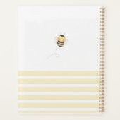Teddy bear cute school planner with honey pot (Achterkant)