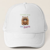 Teddy Bear Cuteness Level Leuk Schattig Grappig Trucker Pet (Voorkant)
