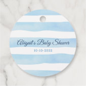 Teddy Bear Dank je Baby shower voor cadeautjes Lab Bedankjes Labels (Achterkant)