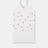 Teddy Bear Dank je Baby shower voor cadeautjes Lab Cadeaulabel (Achterkant)