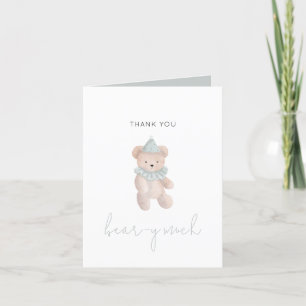 Teddy Bear Dank je Beary Veel Kaart