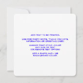 Teddy Bear Day Kaart (Achterkant)