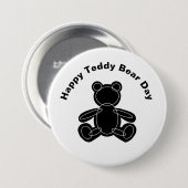 Teddy Bear Day Outline Button (Voorkant /achterkant)