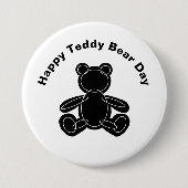 Teddy Bear Day Outline Button (Voorkant)