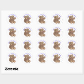 Teddy Bear Day Ronde Sticker (Vel)