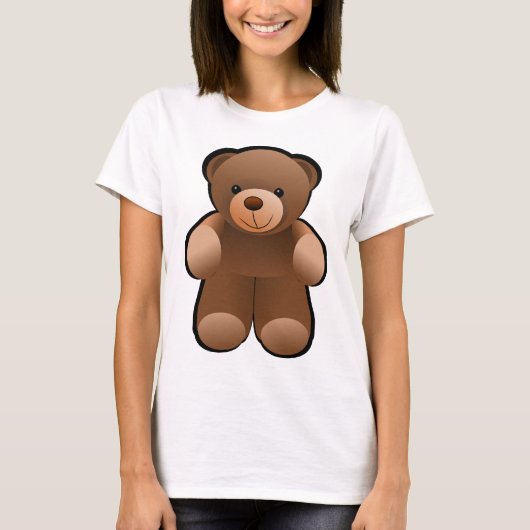 Teddy Bear Design T-shirt (Voorkant)