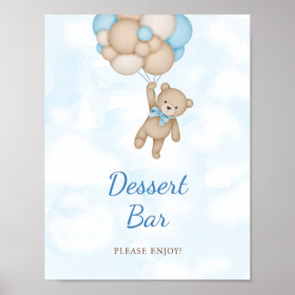 Teddy Bear Dessert Bar Poster