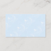 Teddy Bear Diaper Raffle Boy Baby shower Informatiekaartje (Achterkant)