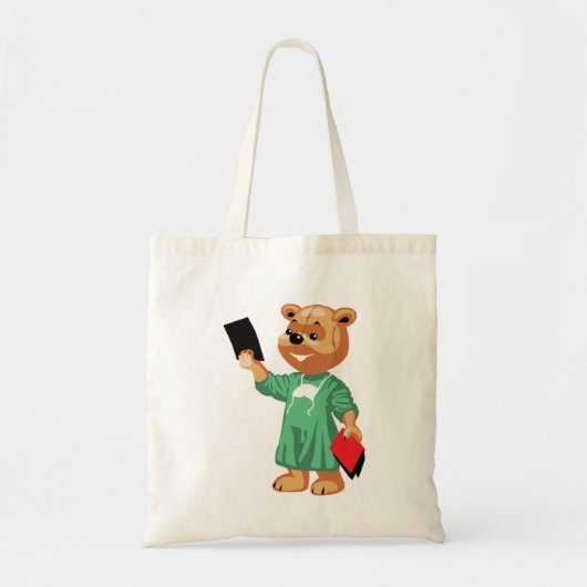 Teddy Bear Doctor Canvas tas (Voorkant)