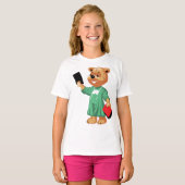 Teddy Bear Doctor Meisjes T-shirt (Voorkant volledig)