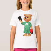 Teddy Bear Doctor Meisjes T-shirt (Voorkant)