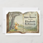 Teddy Bear Douche gepersonaliseerde uitnodiging (Voorkant)