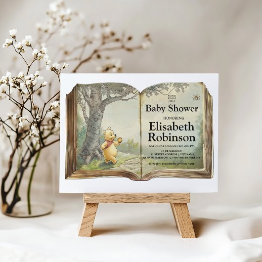 Teddy Bear Douche gepersonaliseerde uitnodiging