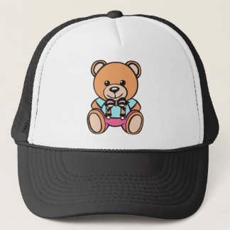 Teddy Bear Drawing Trucker Pet