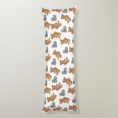Teddy Bear en ABC Body Pillow Lichaamskussen (Achterkant (Verticaal))
