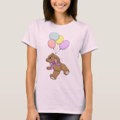 Teddy Bear en Balloons T-shirt (Voorkant)