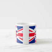 Teddy Bear en Big Union Jack Heart Espresso Kop (Voorkant)