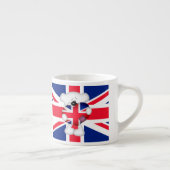 Teddy Bear en Big Union Jack Heart Espresso Kop (Rechts)
