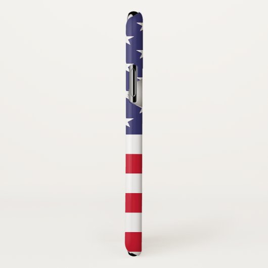 Teddy Bear en Big USA Flag Heart Case-Mate iPhone Case (Achterkant / rechts)