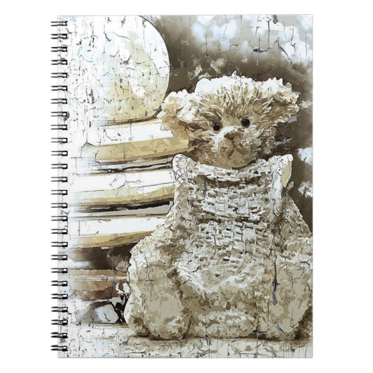 Teddy Bear en Books Notitieboek (Voorkant)
