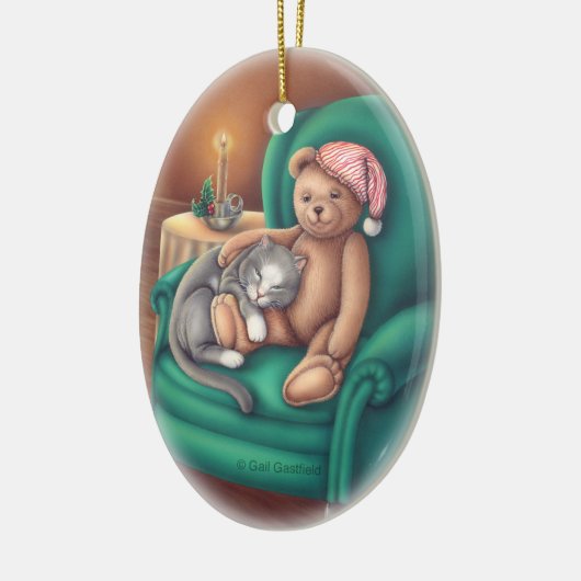 Teddy Bear en Cat Ornament (Links)