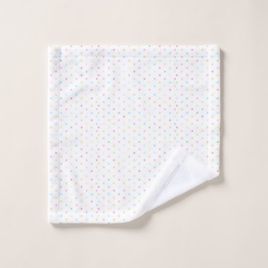 Teddy Bear en Polka Dots Bathroom Towel Set Bad Handdoek (Wasdoekje)