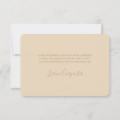 Teddy Bear en Rainbow bedankt je kaart (Achterkant)