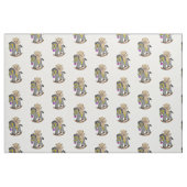Teddy Bear en Rocking Horse Stof (Fat Quarter)