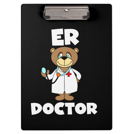 Teddy Bear ER Doctor Klembord (Voorkant)