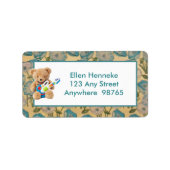 Teddy Bear Etiket (Voorkant)