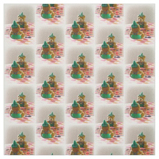 Teddy Bear Fabric Stof (Swatch)