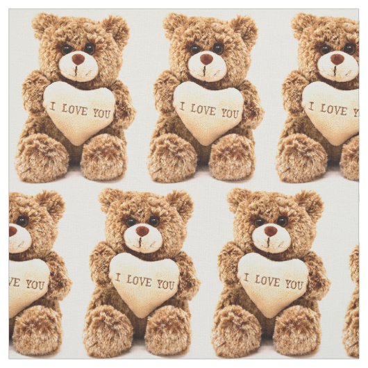 Teddy Bear Fabric Stof (Swatch)