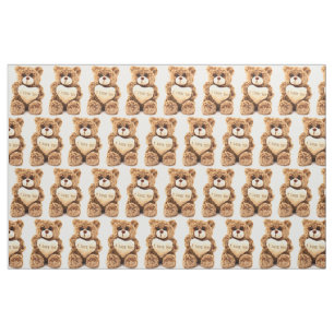 Teddy Bear Fabric Stof