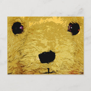 Teddy Bear Face Briefkaart