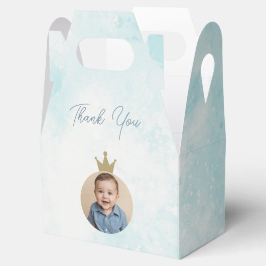Teddy Bear Favoriet Box, aangepaste tekst en foto Bedankdoosjes (Geopend)