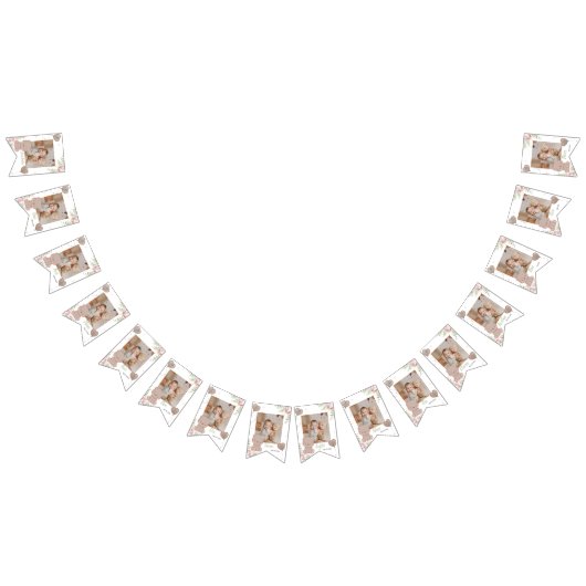 Teddy Bear First Birthday Bunting Photo Banner (Alle)